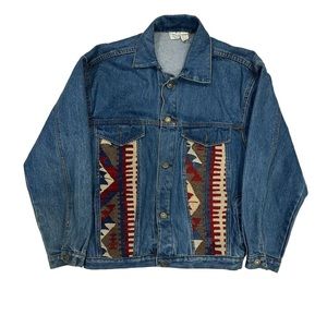 Vintage 50s Kilim Jean Jacket